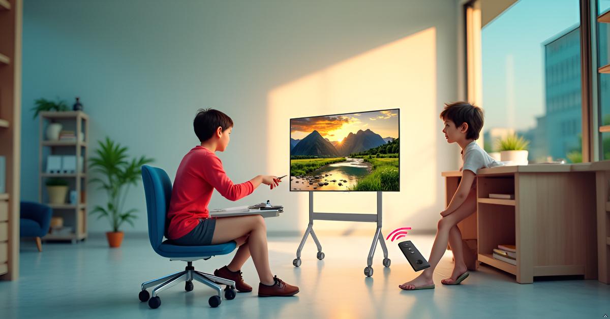 Mobile TV Cart-Education